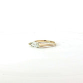 14k Yellow Gold .82ct L SI1  Marquise Diamond Ring Certified By GIA # 6234423352